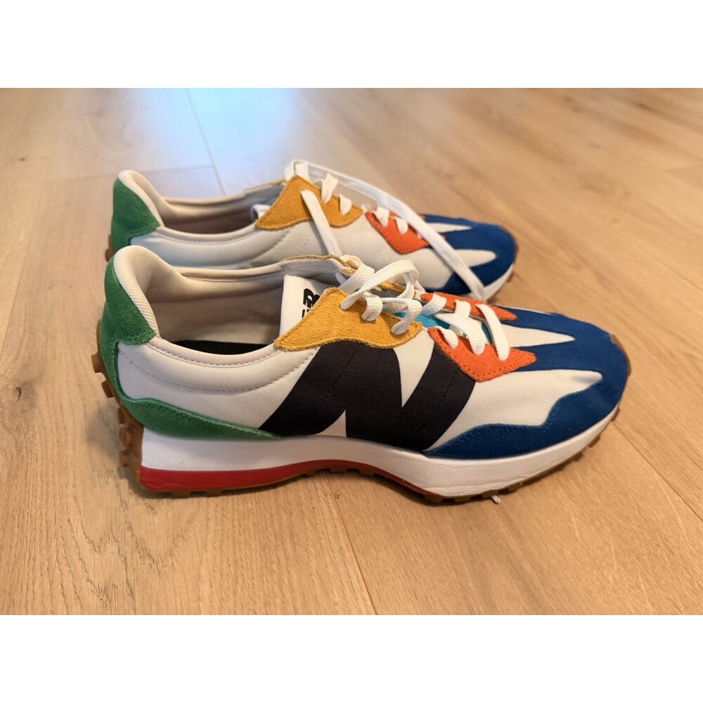 NEW BALANCE 327 Multicolor Sneakers Mens 10.5 Suede Running Shoes MS327PBA